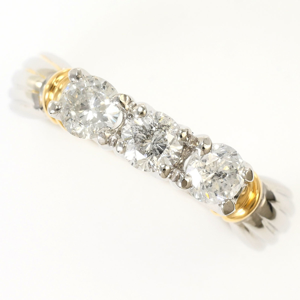 VINTAGE 18k Gold Diamond Ring